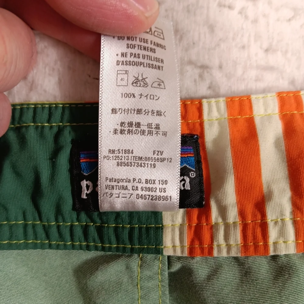 Patagonia Board Shorts Mens 35 Wavefarer 9